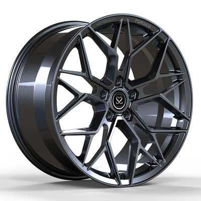 Gun Metal 1 Piece Forged Wheels Aluminium Alloy Rims 18 23 Inches Untuk Auid RS6