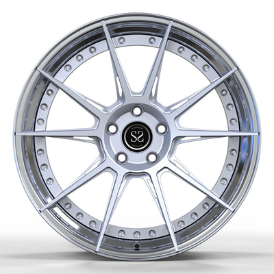 Silver Discs 2 PC 20inch Wheels Polish Lips Untuk Volkswagen T6 Forged Custom Rims