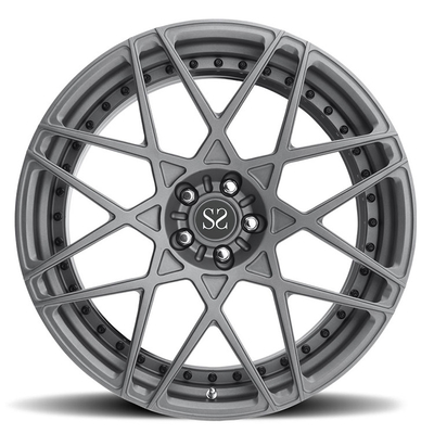 Alloy Custom Rims 1PC Wheel Forged Untuk Land Rover Ferrari Hitam 18 19 Inch 5x112