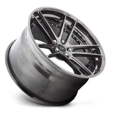 21 Inch Hyper Silver 1PC Forged Car Alloy Rims Untuk Roda Tesla Custom Luxury Rims