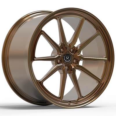 22x10.5 Custom Gloss Bronze Forged Rims Untuk Audi rs6 c7 2013 tahun