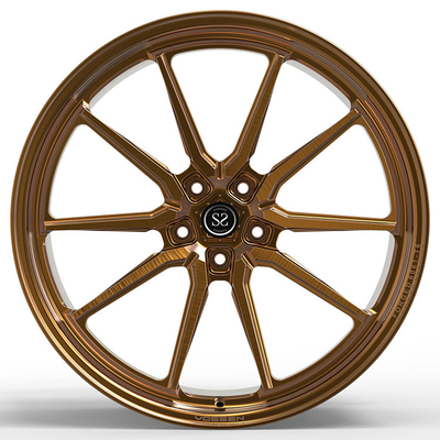 22x10.5 Custom Gloss Bronze Forged Rims Untuk Audi rs6 c7 2013 tahun