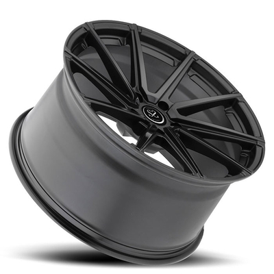 Paduan hitam menyesuaikan aluminium ditempa roda mobil rim pabrik cina