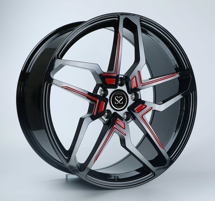 sae j2530 roda merah dan hitam dua warna 18 inch 19 inch velg untuk X5