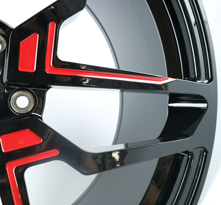 sae j2530 roda merah dan hitam dua warna 18 inch 19 inch velg untuk X5