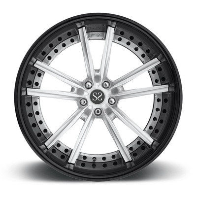Velg Paduan Khusus Untuk lAMercedes-Benz AMG GTS / Roda Ditempa 2-Piece 21 inci Pola Baut Kustom 5x112