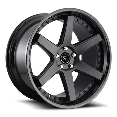 Pemasok roda mobil tempa 2 potong memproduksi semua jenis pelek roda aftermarket 5x112 6061-T6 Aluminium Alloy
