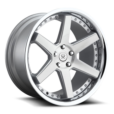 Pemasok roda mobil tempa 2 potong memproduksi semua jenis pelek roda aftermarket 5x112 6061-T6 Aluminium Alloy