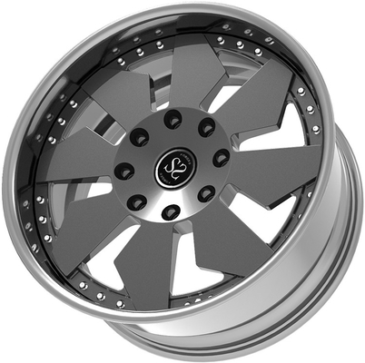 2-piece forged car deep dish aluminium alloy wheel 22 inch 6x139.7 Untuk Land Cruiser Prado