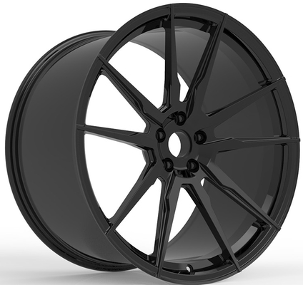 2-Piece Forged Wheels Disesuaikan Gloss Black 19 20 21 22 dan 23 Inch Pelek Mobil Terhuyung untuk Ferrari 458 Pelek Paduan