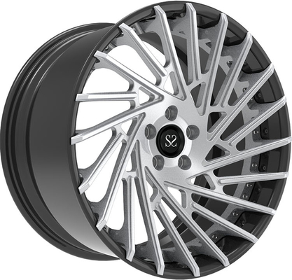2-piece ditempa roda Sikat Kustom 21 Inch Rims 5x112 Untuk Audi R8 V10 Spyde Ditempa Alloy Rims