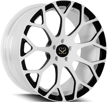 20 Inch 1- Piece Weheel Rims Ditempa Untuk Audi RS7 5x112 Putih dan Hitam