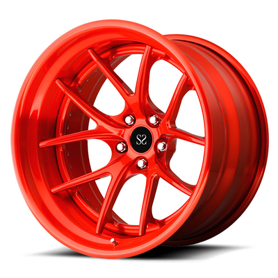 Aluminium Alloy Staggered 3 Piece Forged Wheels Untuk Nissan GTR 5x114,3 19 20 21 inci