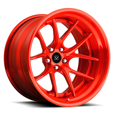 Aluminium Alloy Staggered 3 Piece Forged Wheels Untuk Nissan GTR 5x114,3 19 20 21 inci