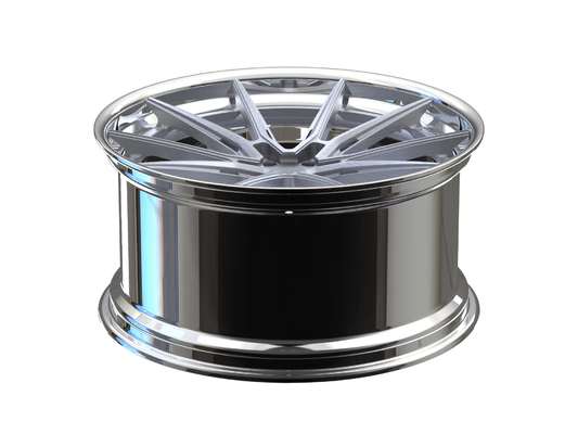 2 Piece 20 inch 5x112 Aluminium Alloy Wheels Brushed Grey Dipoles Barrel Untuk Mercedes Bmw X3 Ditempa Rims