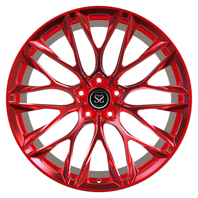 Cocok untuk Lamborghini Aventador Candy Red Car rims 5x120 Kustom 1-PC 20 21 dan 22 inci