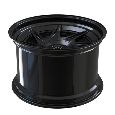 20inch 13J Wide Gloss Black 2-PC Forged Aluminium Alloy Rims Untuk Nissan GTR 5x114.3