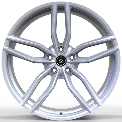 Matt Silver 6061-T6 Rim Porsche Forged Wheels Spesifikasi Kustom 5x130 Terhuyung-huyung