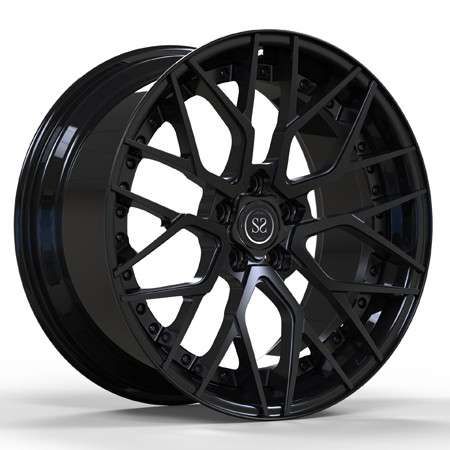 Benz C43 Matte Black sliver screw 2 buah roda alloy wheel mobil