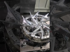 Porsche Matte Black Desain Disesuaikan A6061 1 Buah Roda Untuk Mobil Mewah