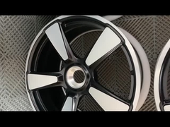 1 Piece Polish Staggered Alloy Wheels Untuk Porsche 911 Turbo