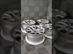 Gloss Silver Custom 1-PC Rims Dipalsukan Untuk Porsche 991,996