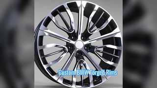 20x8.5 dan 20x10 Gloss Black Polished Face Custom 1-PC Forged Rims untuk BMW 7ER G12