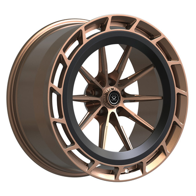 Monoblock 21inch 1 PC Piece Forged Satin Bronze Wheels Aluminium Untuk Audi RS6 4G