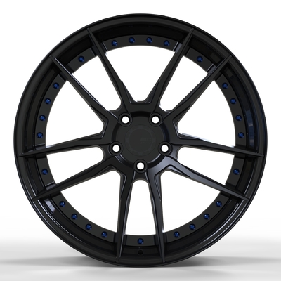 2 Piece Forged Wheels Custom Satin Black 18 19 20 21 22 &quot;Untuk Audi R8