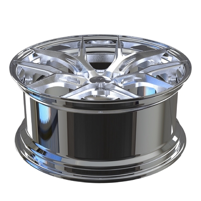 Auid SQ5 18 19&quot; Ditempa Aluminium Alloy Rims Dipoles Barrel Brushed Disc