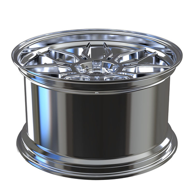 Clear Brushed Disc 2 PC Aluminium Alloy Rims Dipoles Barrel 18 19 20 Inci