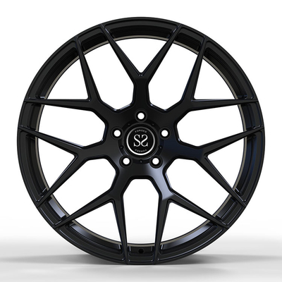 Satin Black 1 Piece Forged Monoblock Wheels Staggered 19X10 19x12 Untuk Camaro