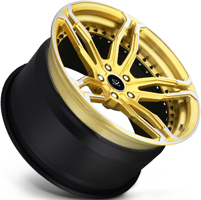 20inch Black Gloss 2 Piece Forged Matte Wheels Untuk Pelek Rotasi Porsche Cayman