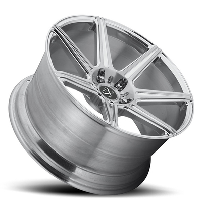 Perak Diparut Barel 1 Piece Aluminium Alloy Wheels 20 Inch 5x120 Untuk Porsche