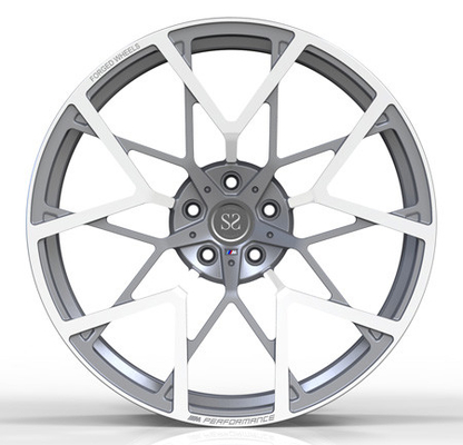 Staggered 21X9 21x11 Mesin Grey Monoblock Forged Rims Untuk BMW X5 F15 Alloy Wheels