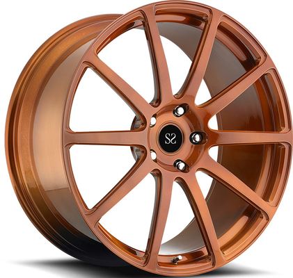 Satin Bronze 22 23 24 inch 1- Piece Forged Wheels Untuk Chevrolet Camaro 5x120.65