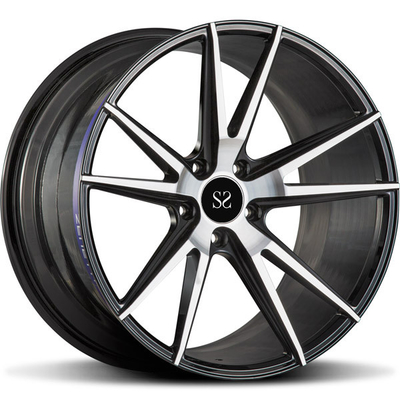 Gloss Black Machined 19 20 21 dan 22 Inch 1- Piece Forged Alloy Wheels Untuk BMW X6 M4 dengan 5x120