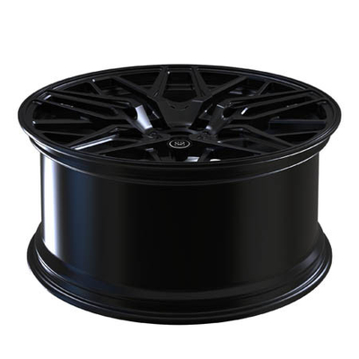 Pelek alloy monoblock finish dicat hitam mengkilap urus 1 buah roda tempa 23x11 23 inci