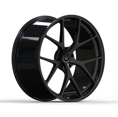 Monoblock Gloss Black Forged 22 Inch Wheels 5x114,3 Untuk FX Alu Alloy
