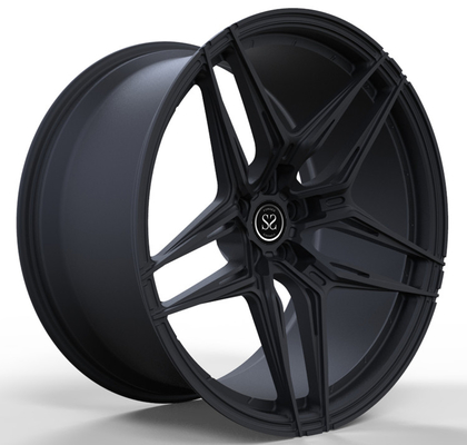 Dipoles Hitam 22 Inches 1 Piece Forged Wheels Untuk Golf GTI