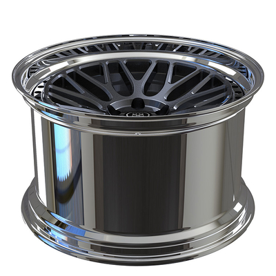 Polish Barrel + Black Disc Dua PC Ditempa Aluminium Alloy Rims Cocok untuk Lamborghini Urus 5x130