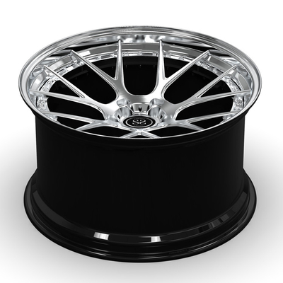 Alloy 2 Piece Forged Brushed Wheels Negatif Offset 21inch 21x11 21x12 Untuk M6