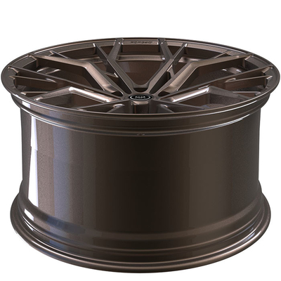 Matt Bronze 1-Piece Forged Wheels 22 Inches Custom Rims Untuk Auid RS5 5x112