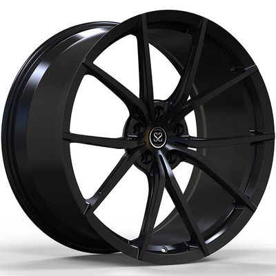 Gloss Black 1-Piece Forged Wheels 2-Steps Rim 20mm Untuk Auid RS5