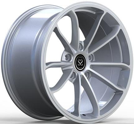 19x8.5 19x11 Perak 1 Buah Roda Ditempa Monblock Alloy Rim 5x130 Untuk Porsch 991