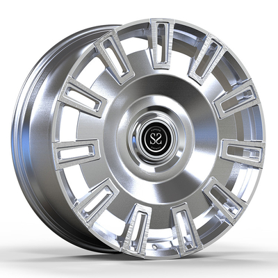 23X12 Polish Forged Wheels 6061 - T6 Aluminium Alloy 5X120 Untuk Cadillac Cts Sedan