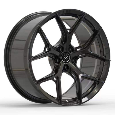 Matte Black 1 PC Forged Wheels 20inch Staggered Untuk BMW IX3 Monoblock