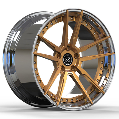 20inch 2 Piece Forged Wheels Rims Terhuyung-huyung Untuk BMW M4 F82 Cekung