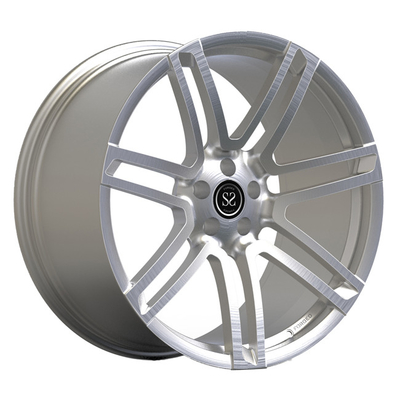Monoblock 21inch 1 Piece Forged Wheels Aluminium Brushed Spokes Untuk BMW M4