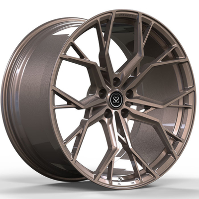 20X9 6061-T6 Aluminium Alloy Rims Kustom Perunggu 5x112 Pola Baut Untuk Audi RS 6 7